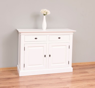 Cabinet 2 doors and 2 drawers, with dim. 118x45x88, MDF