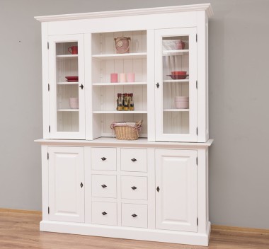 Buffet cabinet with four doors and six drawers, 170 x 41 x 210 cm, MDF