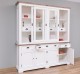 Buffet cabinet with eight doors and nine drawers, 204 x 50 x 220 cm, MDF