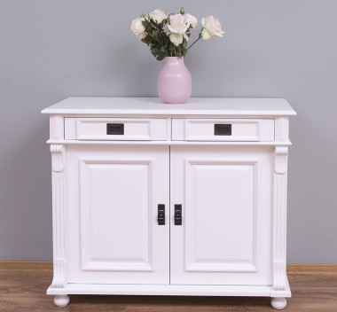 Dresser with two doors and two drawers, 110 x 50 x 90 cm, MDF