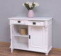 Dresser with two doors and two drawers, 110 x 50 x 90 cm, MDF