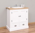 Bathroom cabinet for sink, oak countertop - sink is not included in the price