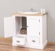 Bathroom cabinet for sink, oak countertop - sink is not included in the price