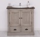 Bathroom cabinet for sink, oak countertop - sink is not included in the price