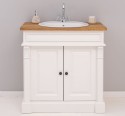 Bathroom cabinet for sink, ornamental, oak top - sink is not included in the price