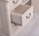 Ornamental bathroom cabinet for sink with 3 drawers and 1 door, oak top - sink is not included in th