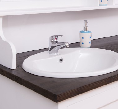 Bathroom cabinet for 2 sink, BAS + SUP - sink not included in the price