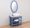 Bathroom cabinet for sink with turned legs - the sink is not included in the price