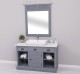 Bathroom cabinet with 1 lamellar door - the sink is not included in the price