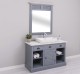 Bathroom cabinet with 1 lamellar door - the sink is not included in the price