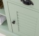 Bathroom cabinet with 2 lamellar doors - sinks not included in the price, oak top