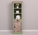 Bathroom furniture with a shutter door, a drawer and two shelves