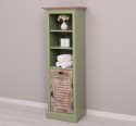 Bathroom furniture with a shutter door, a drawer and two shelves