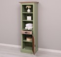 Bathroom furniture with a shutter door, a drawer and two shelves