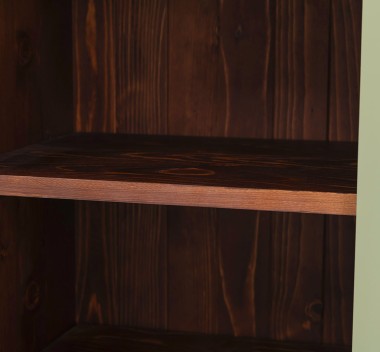 Bathroom furniture with a shutter door, a drawer and two shelves