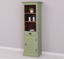 Bathroom furniture with a shutter door, a drawer and two shelves