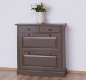 Shoe rack with 2 doors, 2 drawers