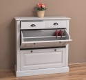 Shoe rack with 2 doors, 2 drawers