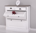 Shoe rack with 2 doors, 2 drawers