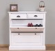 Shoe rack with 2 doors, 2 drawers