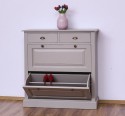 Shoe rack with 2 doors, 2 drawers