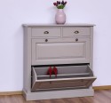 Shoe rack with 2 doors, 2 drawers