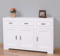 Buffet with 3 doors and 3 drawers Pure, metal rail drawers