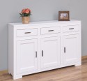 Buffet with 3 doors and 3 drawers Pure, metal rail drawers