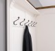 Hallway wardrobe, with shoe rack and coat hanger - right