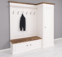 Hallway wardrobe, with shoe rack and coat hanger - right