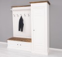 Hallway wardrobe, with shoe rack and coat hanger - right