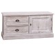 Small TV chest of drawers with 1 door and 2 drawers