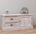 Small TV chest of drawers with 1 door and 2 drawers