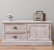 Small TV chest of drawers with 1 door and 2 drawers