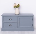 Small TV chest of drawers with 1 door and 2 drawers