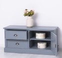 Small TV chest of drawers with 1 door and 2 drawers