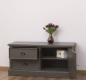 Small TV chest of drawers with 1 door and 2 drawers