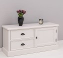 Small TV chest of drawers with 1 door and 2 drawers