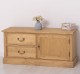 Small TV chest of drawers with 1 door and 2 drawers