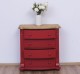 Chest of drawers with 4 curved drawers, Directoire Collection