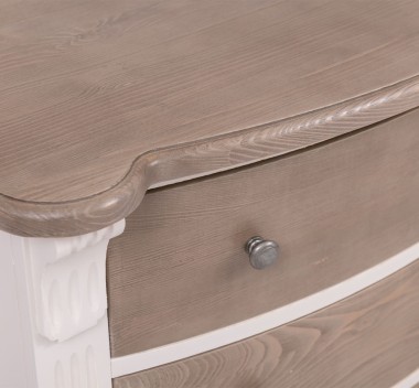 Chest of drawers with 4 curved drawers, Directoire Collection