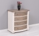 Chest of drawers with 4 curved drawers, Directoire Collection