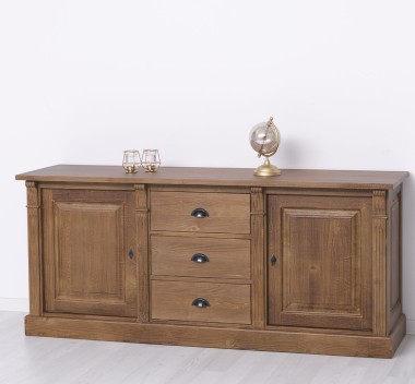 Buffet with 2 doors, 3 drawers, BAS, Directoire Collection