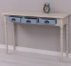 Console with turned legs, 3 drawers