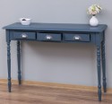 Console with turned legs, 3 drawers