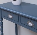 Console with turned legs, 3 drawers