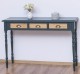 Console with turned legs, 3 drawers