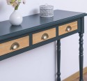 Console with turned legs, 3 drawers