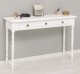 Console with turned legs, 3 drawers