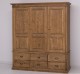 Wardrobe with 3 doors and 6 drawers